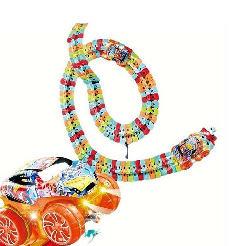 Circuit lumineux avec voiturette 188 pcs
