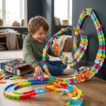Circuit lumineux avec voiturette 188 pcs