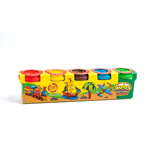 Color Clay - 5 pots de pates à modeler
