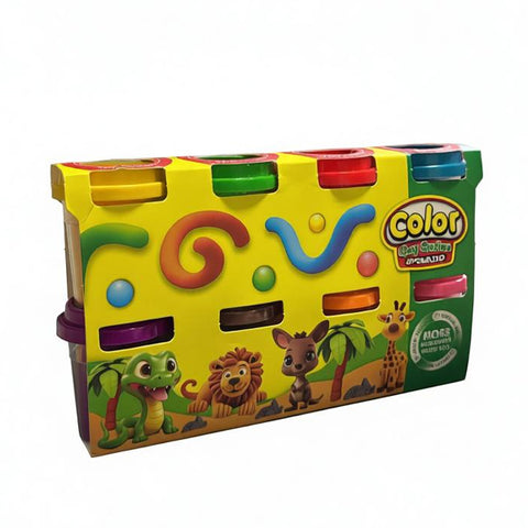 Color Clay - 8 pots de pates à modeler