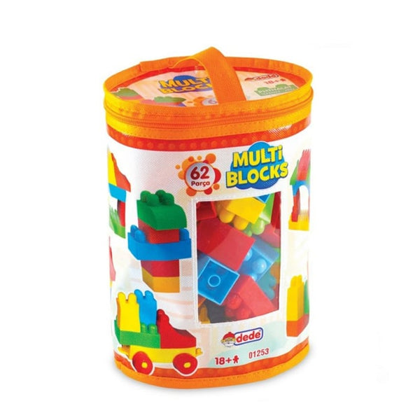 DEDE - Sac multi blocks 62 pcs