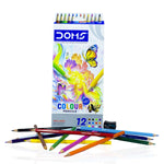 DOMS - 12 crayons de couleur