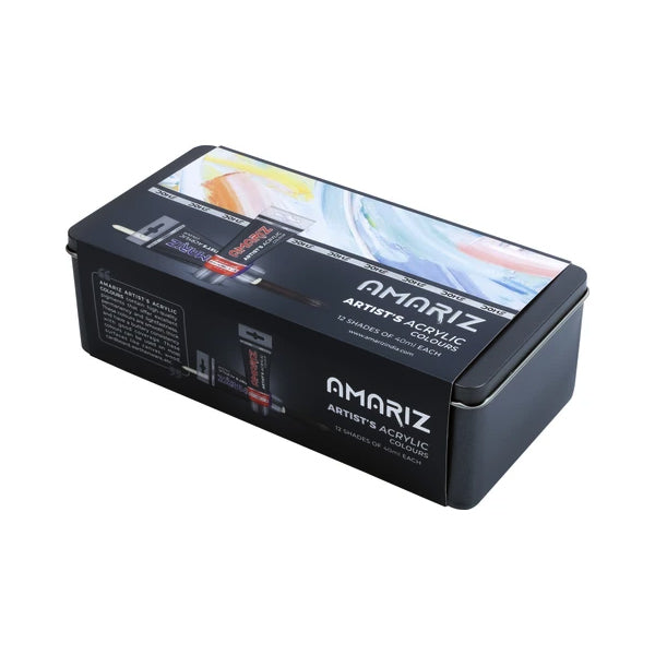 DOMS - AMARIZ - 12 tubes de peinture acrylique 40ml