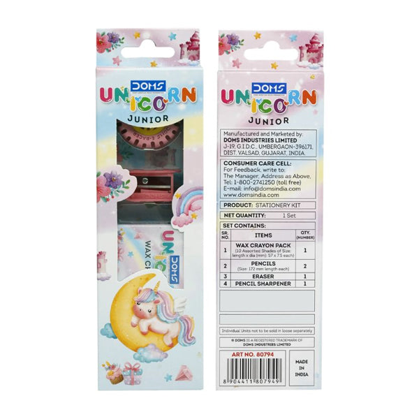 DOMS - Kit de dessin Unicorn Junior