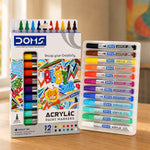 DOMS - Pack de 12 marqueurs acryliques