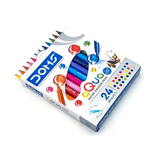 DOMS - Pack de 24 feutres à base d'eau aQua-19-08-26