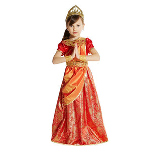 OXYBUL - Déguisement de princesse cambodgienne 8-10 ans