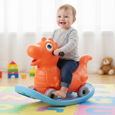 Dinosaure à bascule 2 en 1