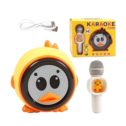 Enceinte canard avec micro karaoké