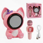 Enceinte chat avec micro Karaoké