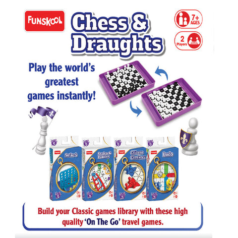 FUNSKOOL - Mini Jeu d’échecs voyage