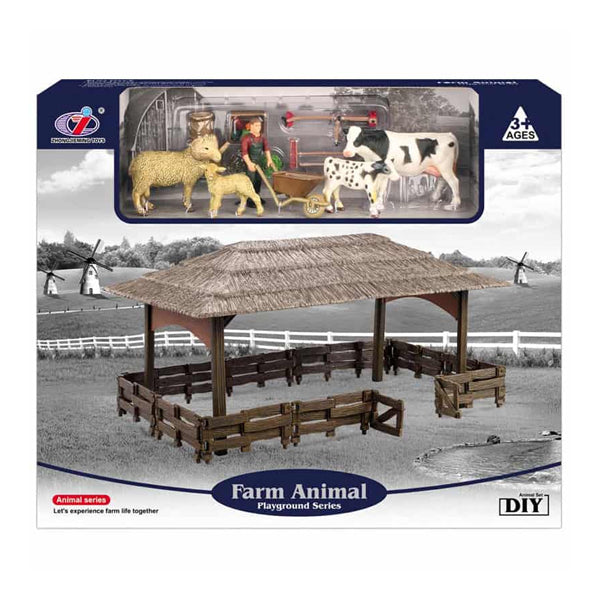 Farm Animal - Ferme avec animaux et accessoires