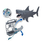 Figurine requin en cage