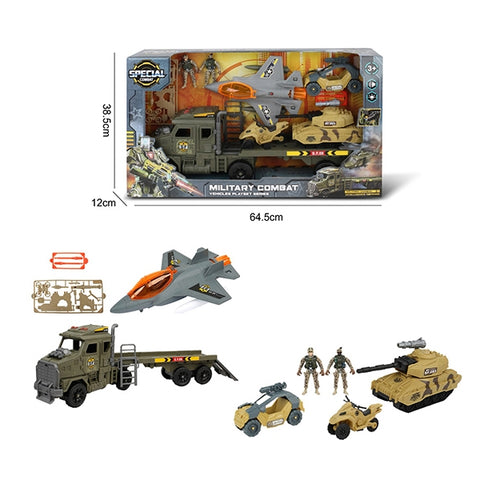 Grand pack militaire avec figurines et véhicules