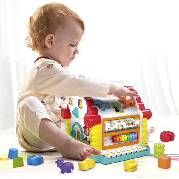 HOLA - Maison d’activités avec formes à encastrer