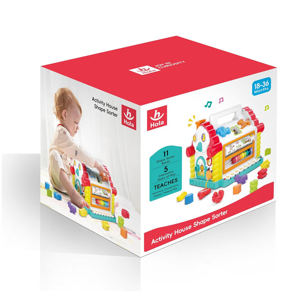 HOLA - Maison d’activités avec formes à encastrer