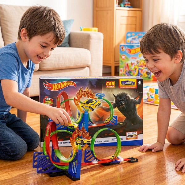 HOTWHEELS - Circuit avec voiturette