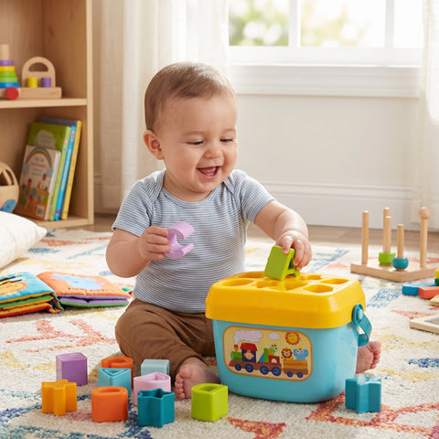 HUANGER - Premier jeu de blocs bébé 16 pcs