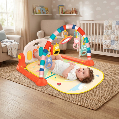 HUANGER - Tapis bébé orange
