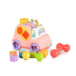 HUANGER - Voiture de tri musicale rose