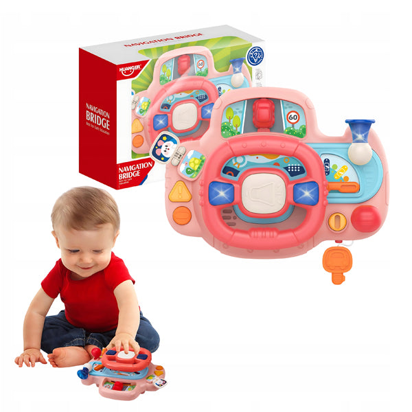 HUANGER - Volant interactif rose