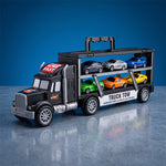 Hotwheels - Camion avec 6 miniatures
