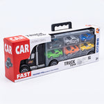 Hotwheels - Camion avec 6 miniatures