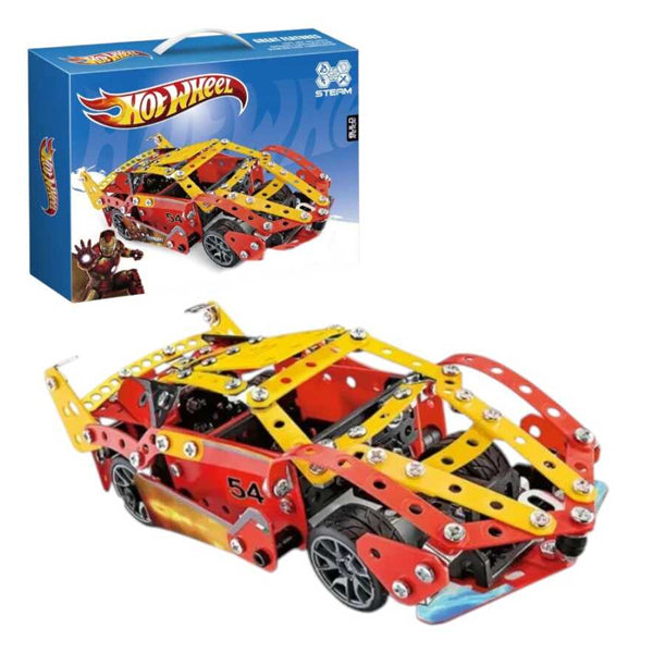 Hotwheels - Voiture à assembler Iron Man en métal
