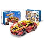 Hotwheels - Voiture à assembler Iron Man en métal
