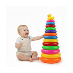 Jeu d'anneaux empilables canard 30 cm