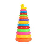 Jeu d'anneaux empilables canard 42 cm