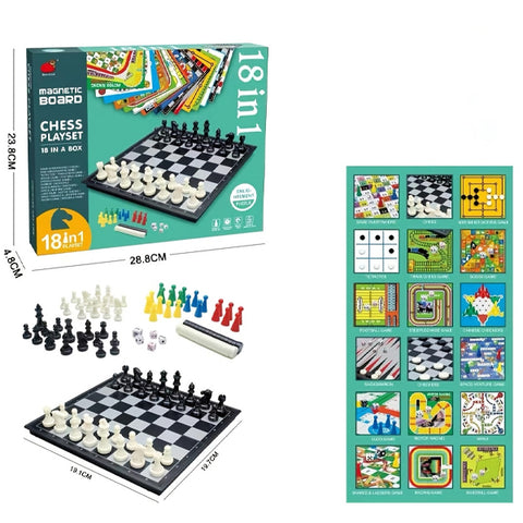 Jeu d'echecs 18 en 1