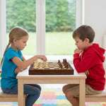 Jeu d’échecs en bois 3 en 1