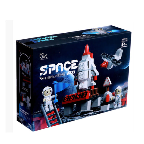 Jeu de bloc d’ingénierie spatiale 86 pcs