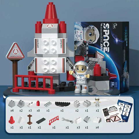 Jeu de blocs d’ingénierie spatiale 38 pcs