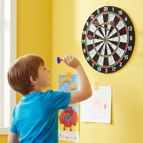 Jeu de fléchettes double face