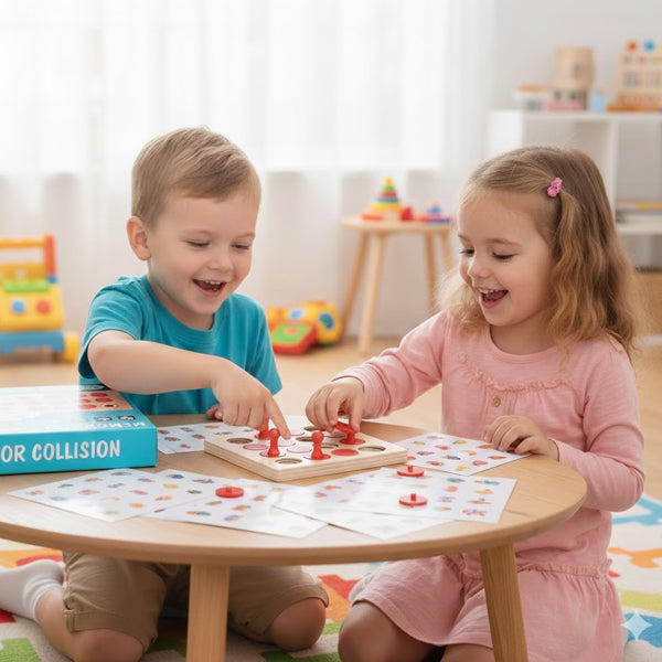 Jeu de mémoire en bois