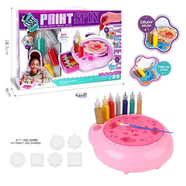 Jeu de peinture rotatif