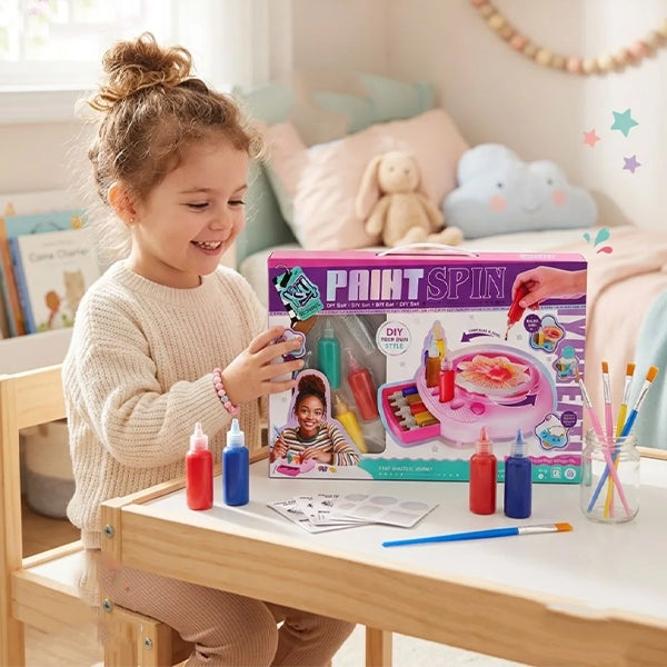 Jeu de peinture rotatif