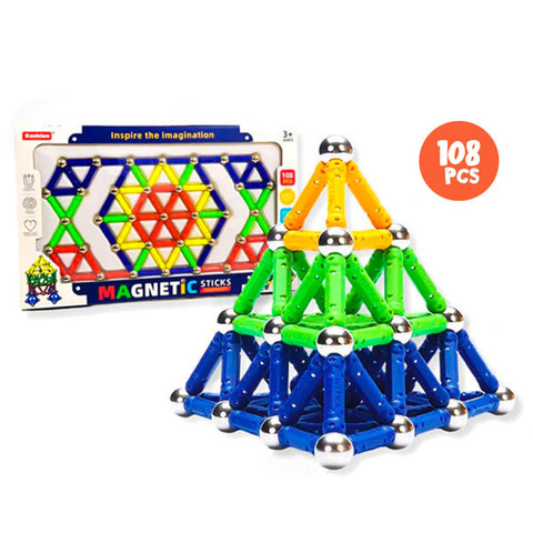Jeu des pièces magnétiques 108 pcs