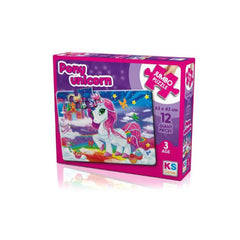 Jumbo - Puzzle Pony Unicorn 12 pièces