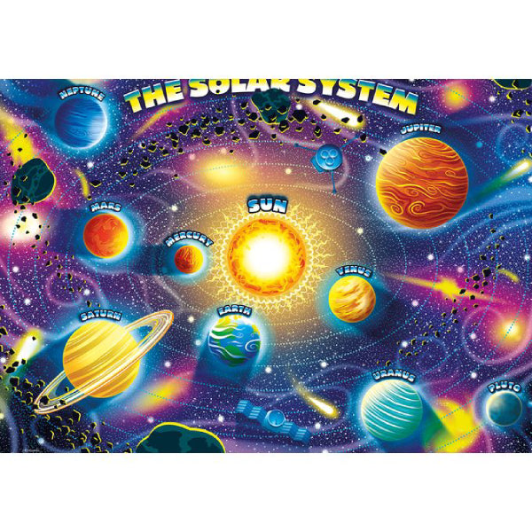 Jumbo - Puzzle The Solar System 50 pièces géantes