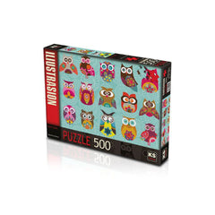 KS - Puzzle Multi Owls 500 pcs