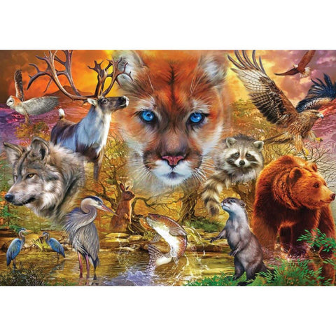 KS - Puzzle North American Animals 1000 pcs