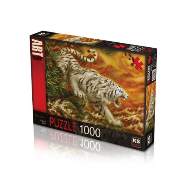 KS - Puzzle White Tiger 1000 pcs