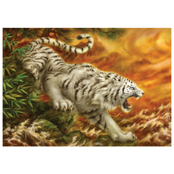 KS - Puzzle White Tiger 1000 pcs