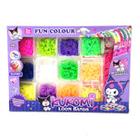Kit d’élastiques Loom colorés Kuromi