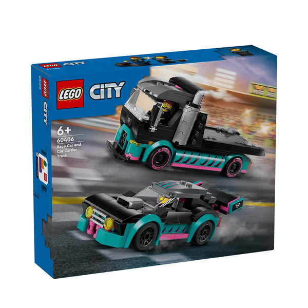 LEGO® City – Camion Porte-Voitures et Voiture de Course