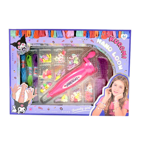 Machine à tisser des bracelets en corde Kuromi