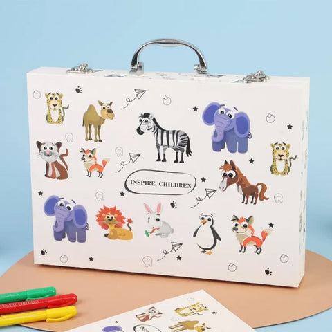 Mallette de coloriage animaux